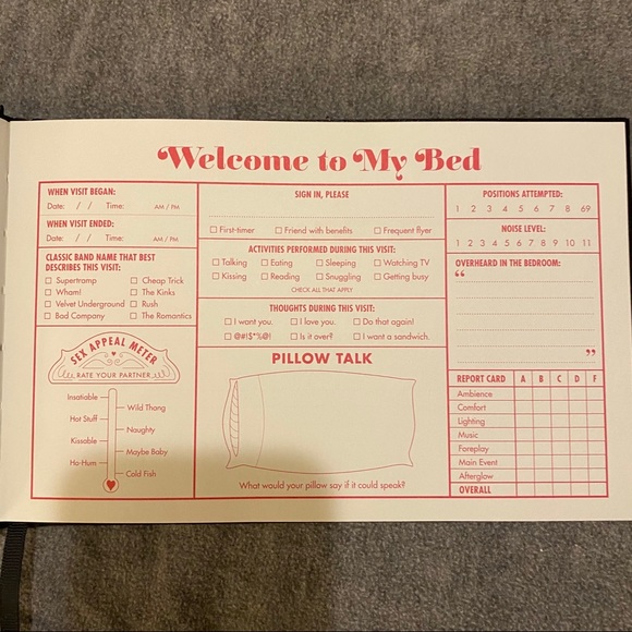 Gag gift - bedside guest book - brand new - Picture 10 of 10